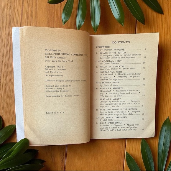 Vintage 1955 What, When, Where and How to Drink – First Edition Paperback - Picture 7 of 11
